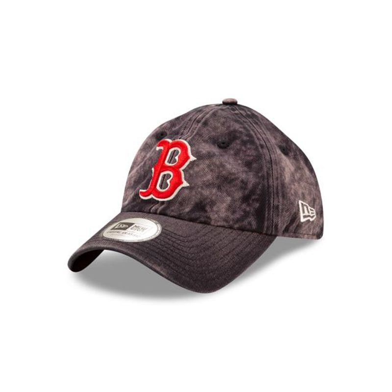 MLB Boston Red Sox Hand Brush Wash Casual Classic Adjustable (TCU9711) - Blue New Era Caps